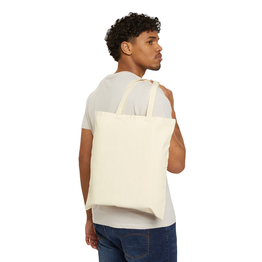 Canvas Tote Bag - Colorful Abstract Musician Illustration Eco Grocery Tote