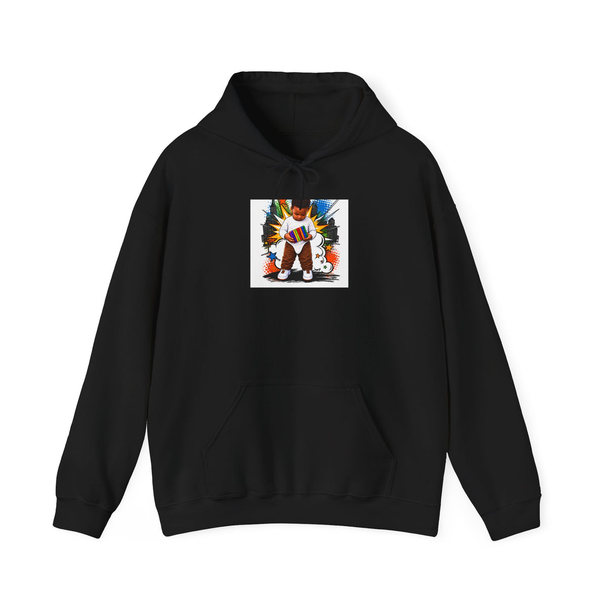 Corgi King Graphic Hoodie — Colorful Royal Corgi Illustration
