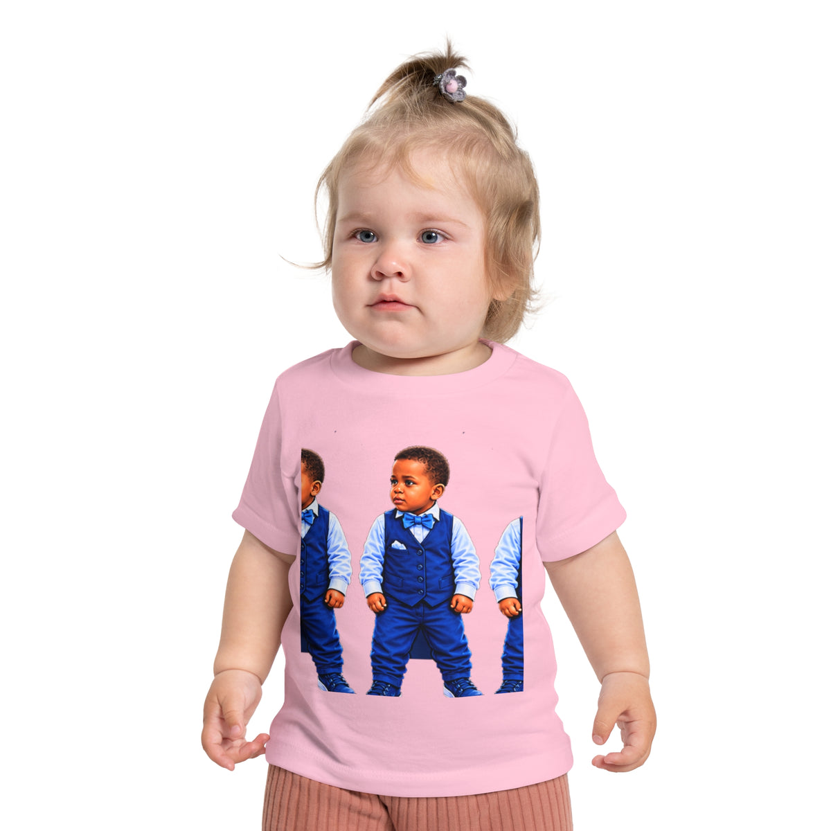 Baby T-Shirt — "Small Hands Big Plans" Graphic Tee (Cute Little Dreamer Outfit)