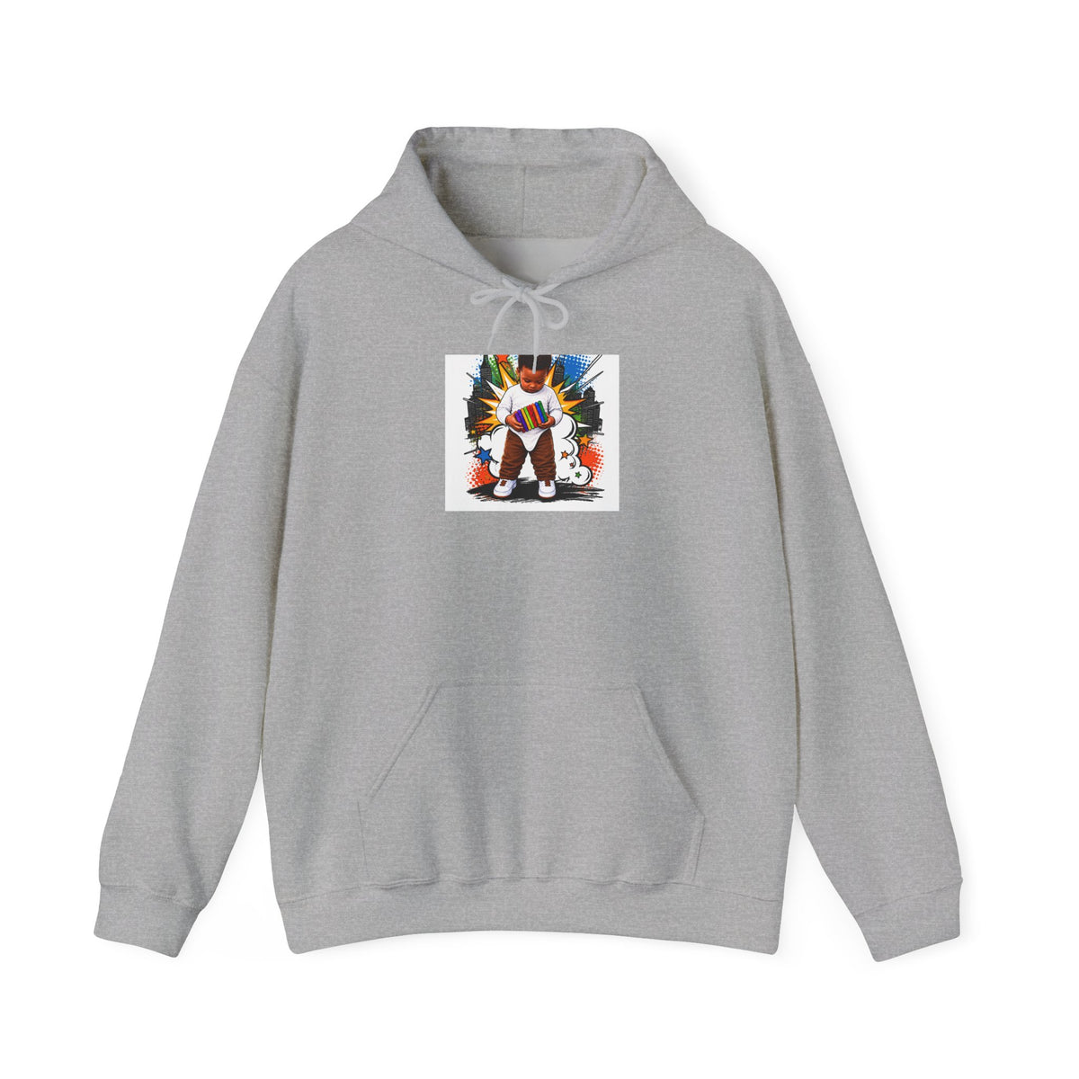 Corgi King Graphic Hoodie — Colorful Royal Corgi Illustration
