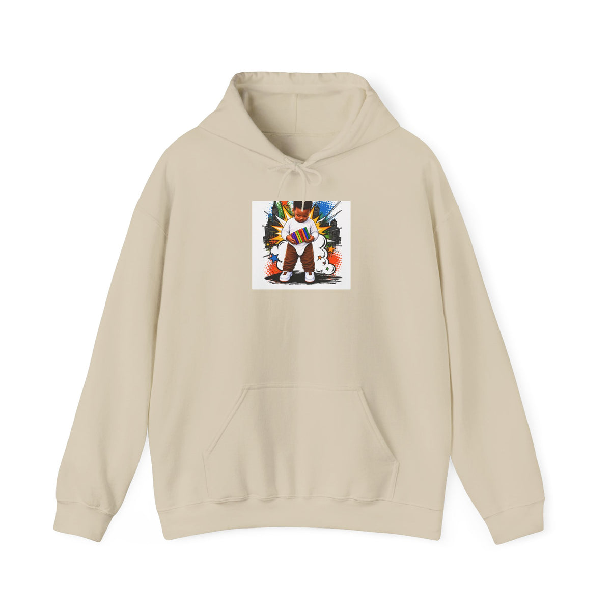 Corgi King Graphic Hoodie — Colorful Royal Corgi Illustration