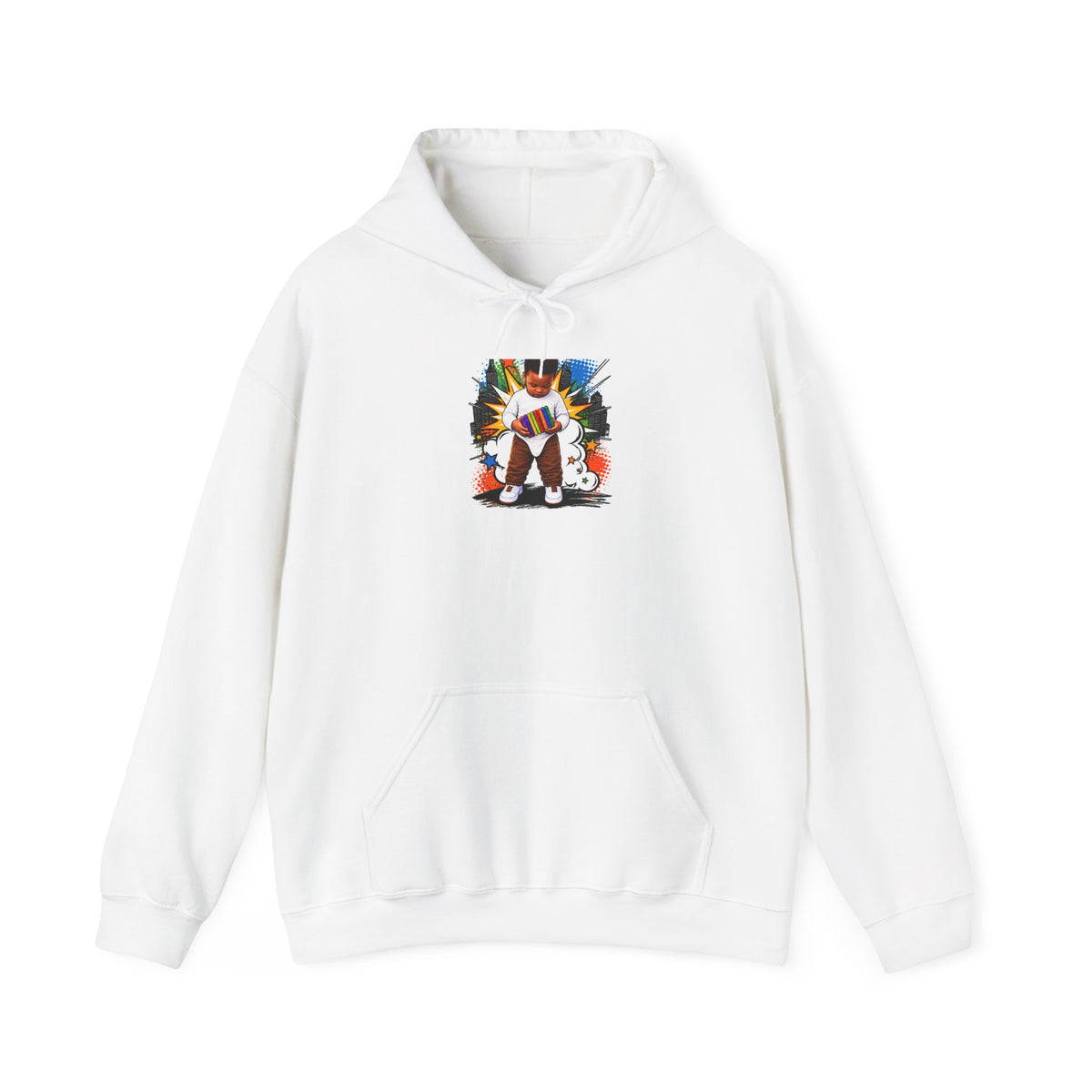 Corgi King Graphic Hoodie — Colorful Royal Corgi Illustration